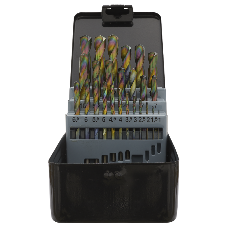 HSS Drill Bit Set 25pc Edge Ground - Metric DIN 338 | Pipe Manufacturers Ltd..