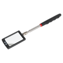 Telescopic Inspection Mirror 65 x 40mm with 2 LEDs | Pipe Manufacturers Ltd..