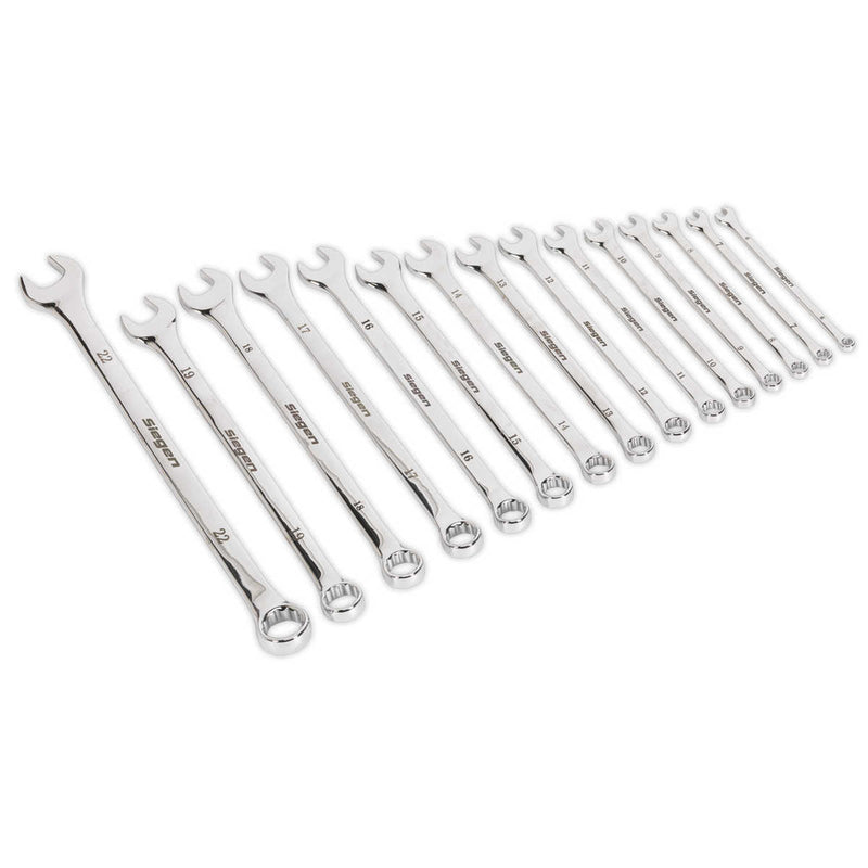 Combination Spanner Set 15pc Extra-Long Metric | Pipe Manufacturers Ltd..