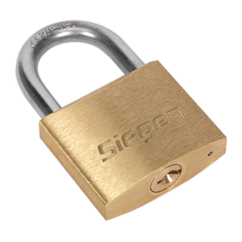 Brass Body Padlock with Brass Cylinder 40mm | Pipe Manufacturers Ltd..