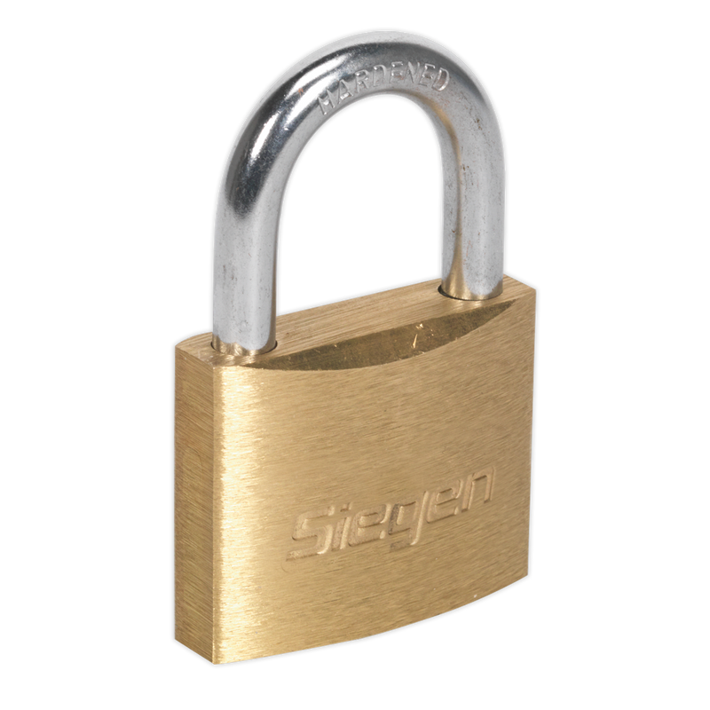 Brass Body Padlock with Brass Cylinder 40mm | Pipe Manufacturers Ltd..