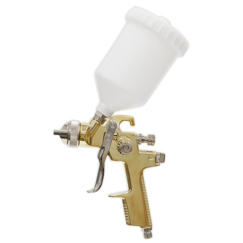 Gravity Feed Spray Gun 1.4mm Set-Up Gold Series | Pipe Manufacturers Ltd..