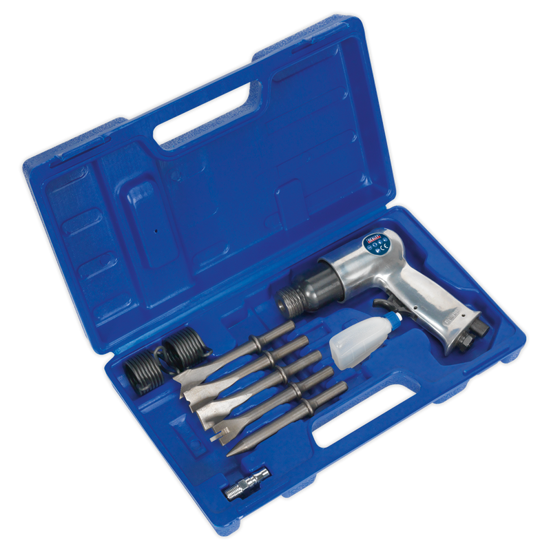 Air Hammer Kit with Chisels Medium Stroke | Pipe Manufacturers Ltd..