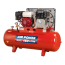 Compressor 150L Belt Drive Petrol Engine 6.5hp | Pipe Manufacturers Ltd..