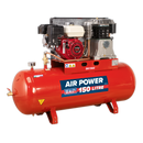 Compressor 150L Belt Drive Petrol Engine 6.5hp | Pipe Manufacturers Ltd..