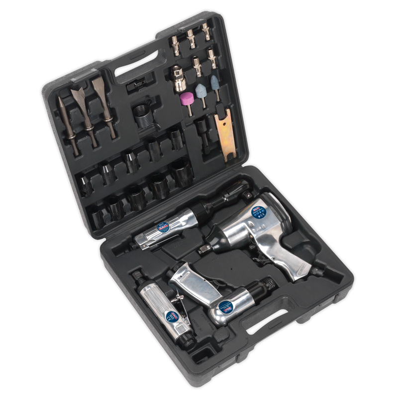 Air Tool Kit 4pc with Accessories | Pipe Manufacturers Ltd..
