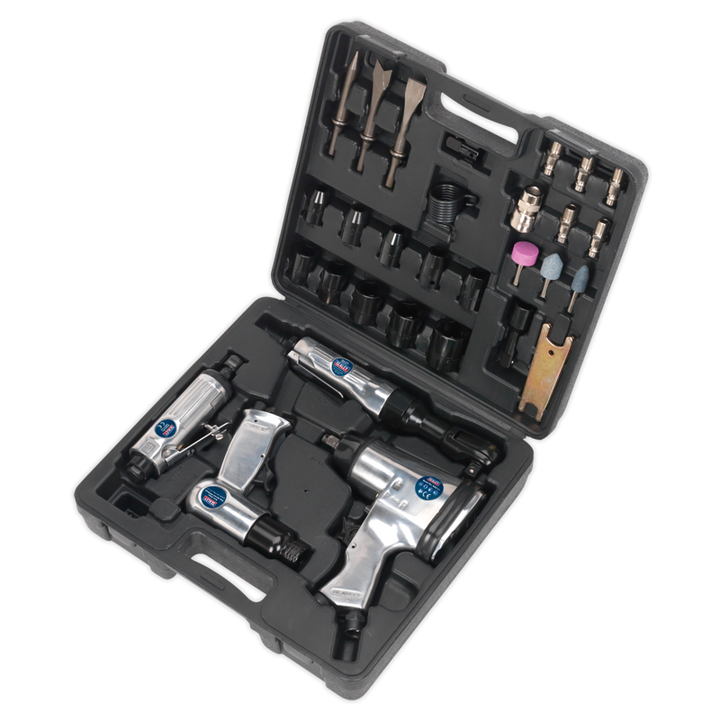 Air Tool Kit 4pc with Accessories | Pipe Manufacturers Ltd..