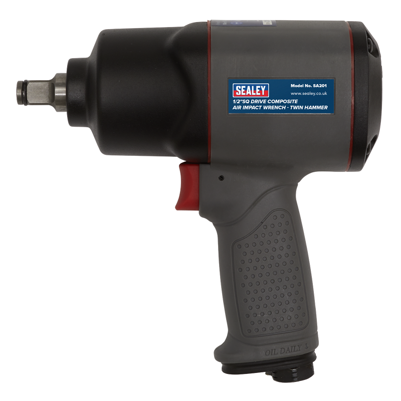 Air Impact Wrench 1/2"Sq Drive Composite - Twin Hammer | Pipe Manufacturers Ltd..