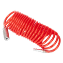 PE Coiled Air Hose 5m x ¯5mm with Couplings | Pipe Manufacturers Ltd..