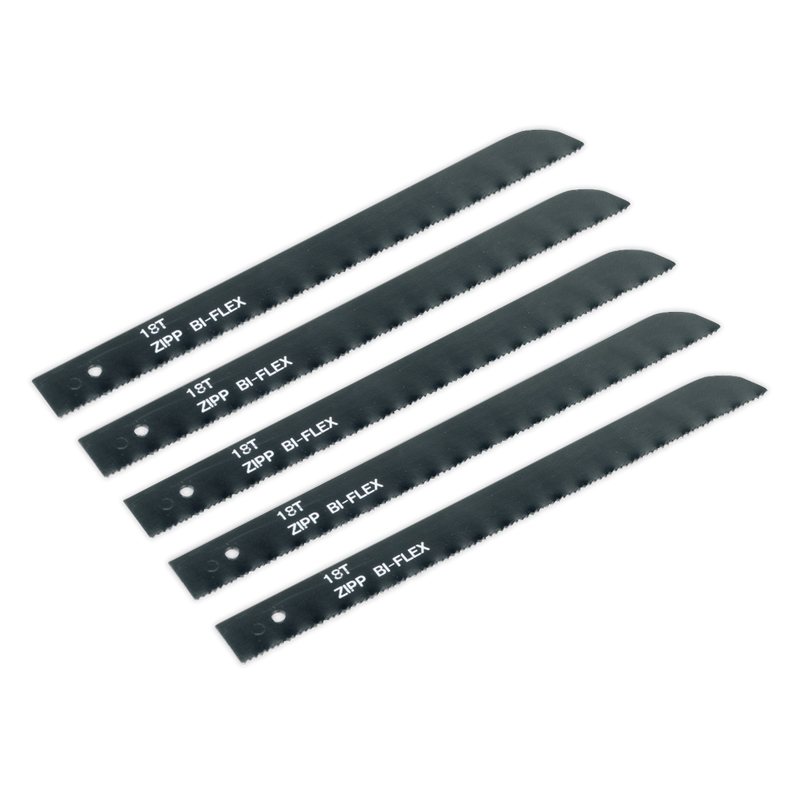 Air Saw Blade 18tpi Pack of 5 | Pipe Manufacturers Ltd..