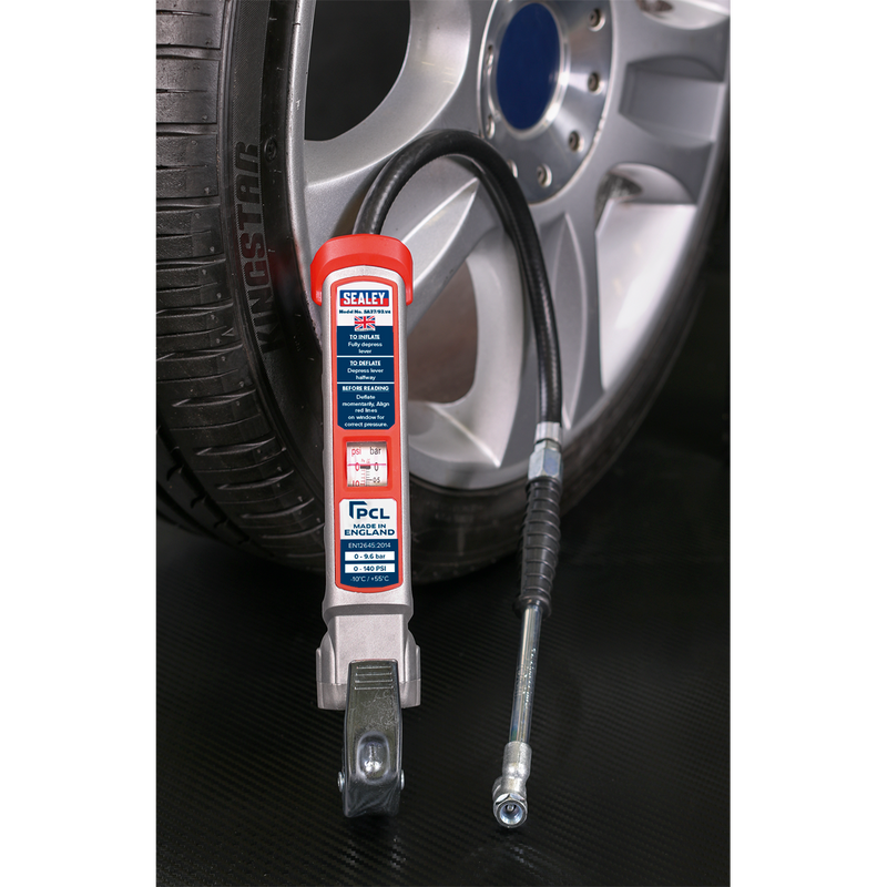 Professional Tyre Inflator with Twin Push-On Connector | Pipe Manufacturers Ltd..