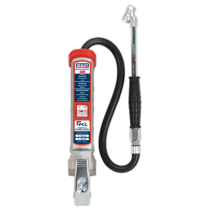 Professional Tyre Inflator with Twin Push-On Connector | Pipe Manufacturers Ltd..
