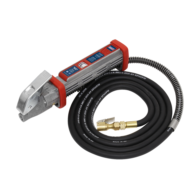 Tyre Inflator 2.7m Hose with Clip-On Connector | Pipe Manufacturers Ltd..