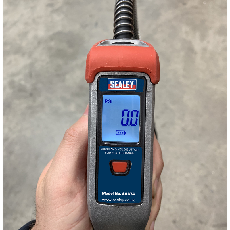 Digital Tyre Inflator 0.5m Hose with Push-On Connector | Pipe Manufacturers Ltd..