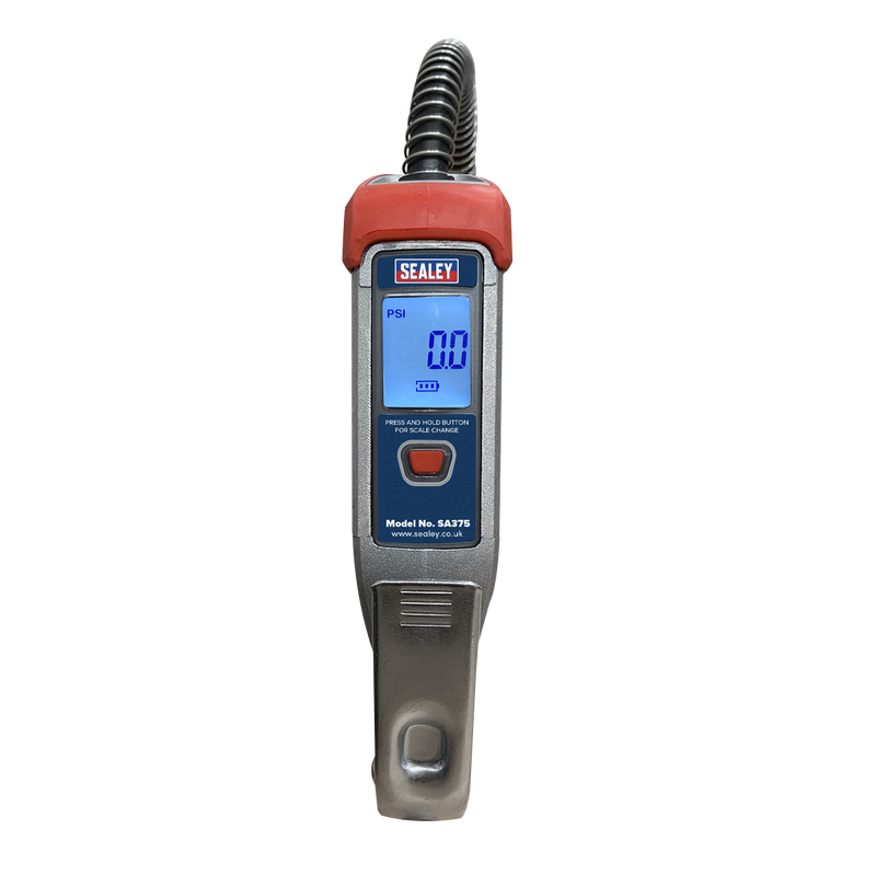 Digital Tyre Inflator 2.7m Hose with Clip-On Connector | Pipe Manufacturers Ltd..