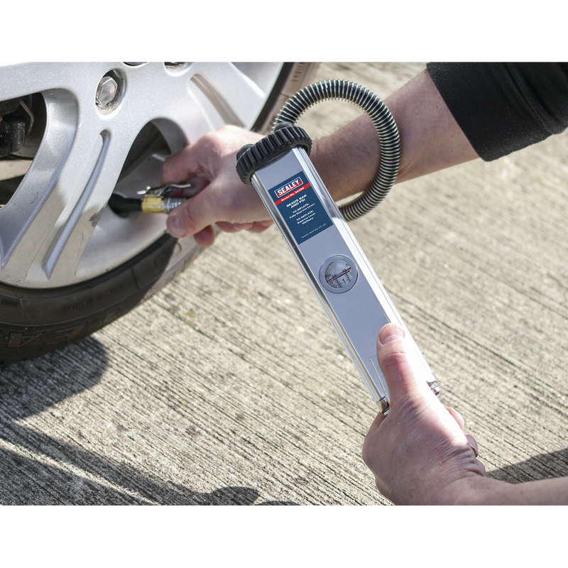 Tyre Inflator with Clip-On Connector | Pipe Manufacturers Ltd..