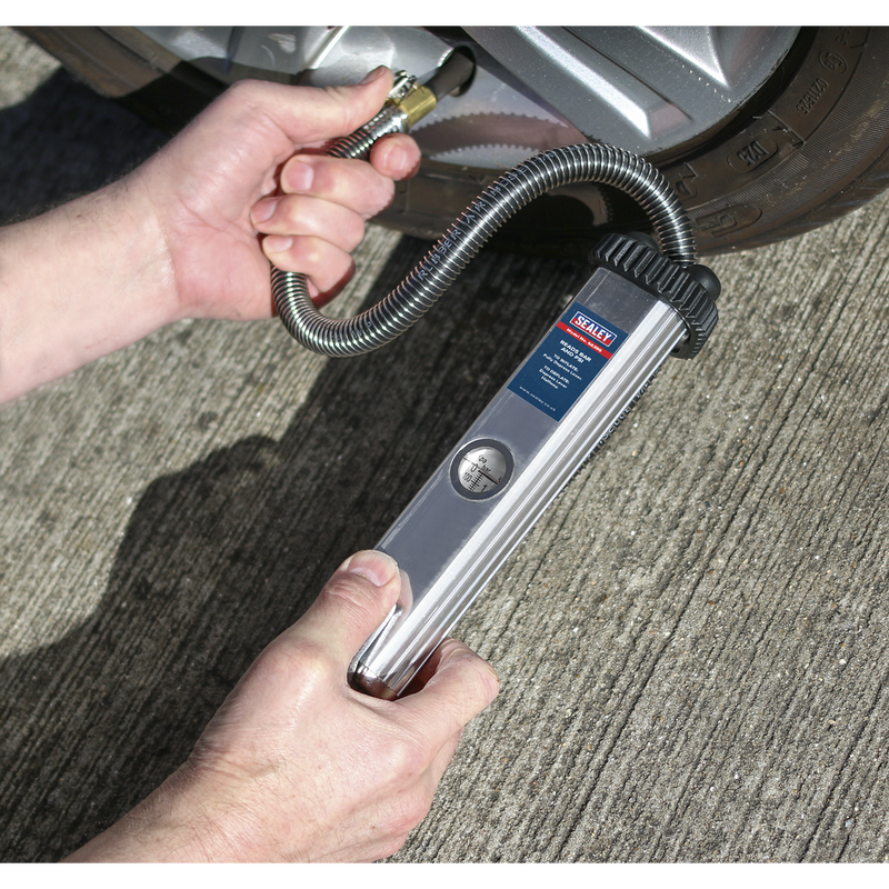 Tyre Inflator with Clip-On Connector | Pipe Manufacturers Ltd..