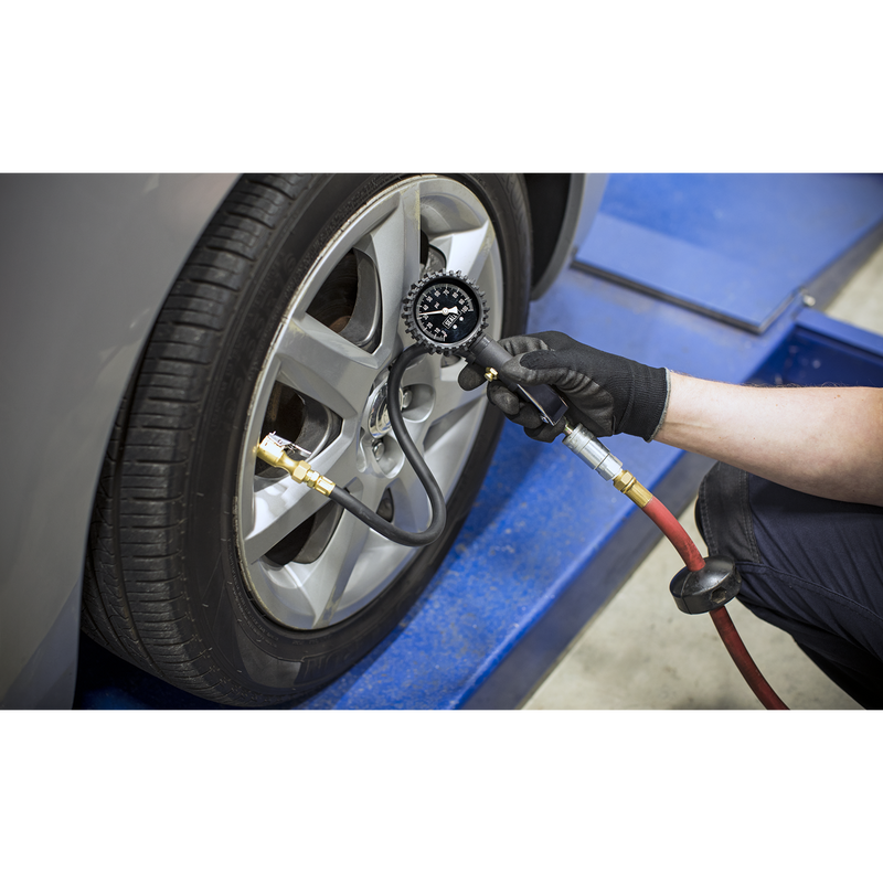 Tyre Inflator with Clip-On Connector | Pipe Manufacturers Ltd..