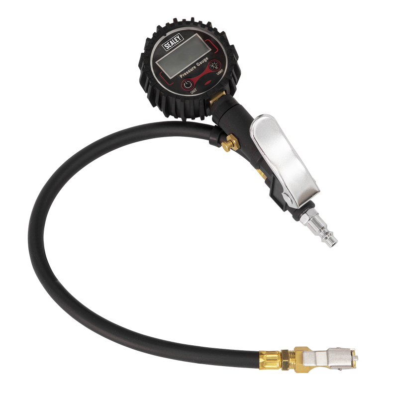 Digital Tyre Inflator with Clip-On Connector | Pipe Manufacturers Ltd..