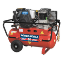 Compressor 50L Belt Drive Petrol Engine 4hp | Pipe Manufacturers Ltd..