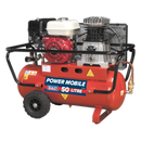 Compressor 50L Belt Drive Petrol Engine 5.5hp | Pipe Manufacturers Ltd..