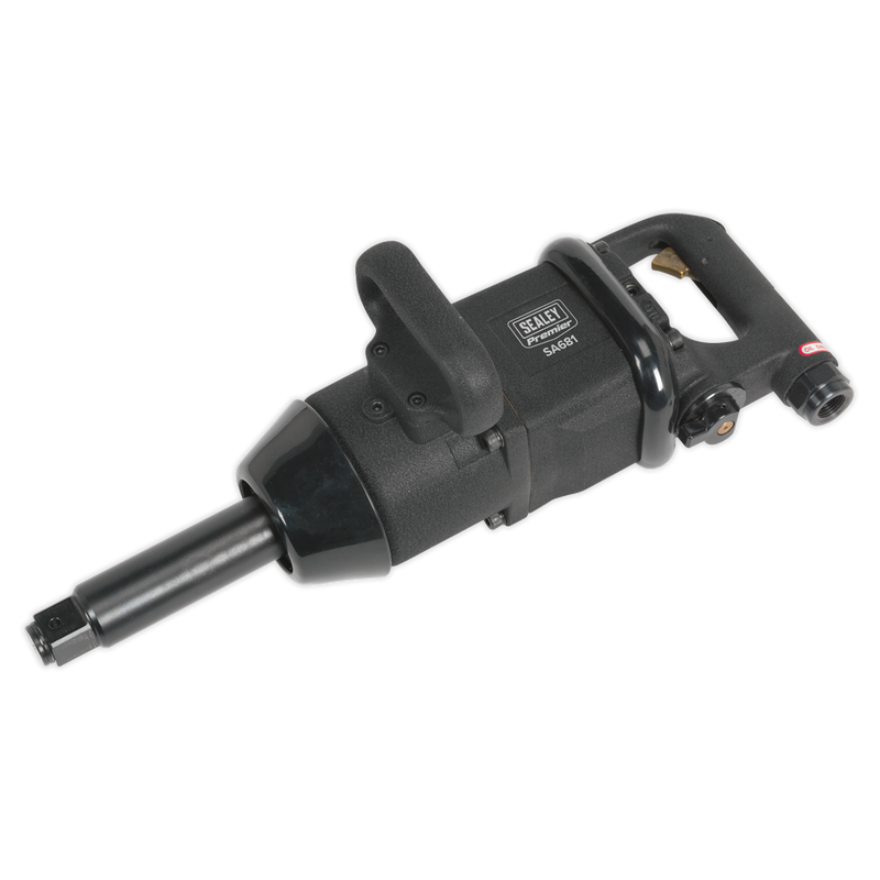 Air Impact Wrench 1"Sq Drive Pin Clutch Straight/Long Anvil 1800lb.ft | Pipe Manufacturers Ltd..