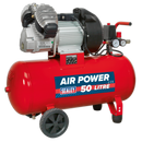 Compressor 50L V-Twin Direct Drive 3hp | Pipe Manufacturers Ltd..