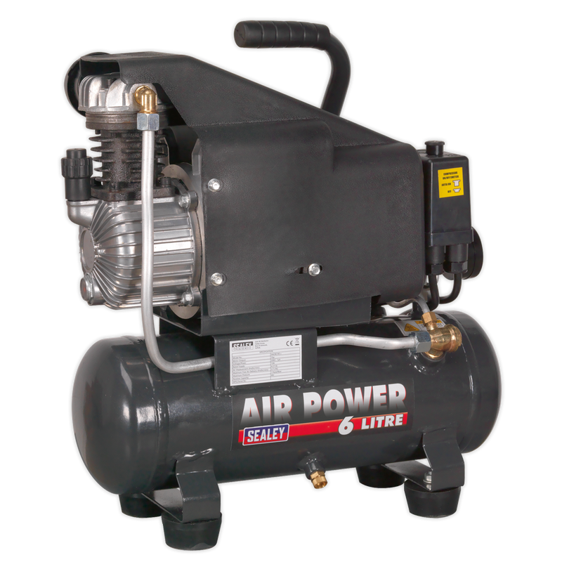 Compressor 6L Direct Drive 1hp | Pipe Manufacturers Ltd..