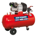 Compressor 100L V-Twin Direct Drive 3hp | Pipe Manufacturers Ltd..