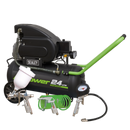 Compressor 24L Direct Drive 2hp with 4pc Air Accessory Kit | Pipe Manufacturers Ltd..