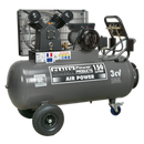 Compressor 150L Belt Drive 3hp with Front Control Panel | Pipe Manufacturers Ltd..