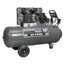 Compressor 200L Belt Drive 3hp with Front Control Panel | Pipe Manufacturers Ltd..