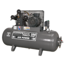 Compressor 200L Belt Drive 5.5hp 3ph | Pipe Manufacturers Ltd..