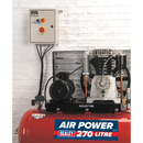 Compressor 270L Belt Drive 10hp 3ph 2-Stage with Cast Cylinders | Pipe Manufacturers Ltd..