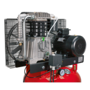 Compressor 270L Vertical Belt Drive 7.5hp 3ph 2-Stage with Cast Cylinders | Pipe Manufacturers Ltd..
