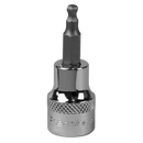 Ball-End Hex Socket Bit 4mm 3/8"Sq Drive | Pipe Manufacturers Ltd..