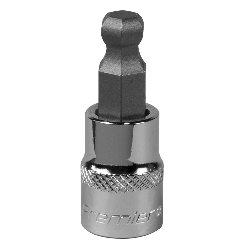 Ball-End Hex Socket Bit 9mm 3/8"Sq Drive | Pipe Manufacturers Ltd..