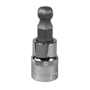 Ball-End Hex Socket Bit 10mm 3/8"Sq Drive | Pipe Manufacturers Ltd..