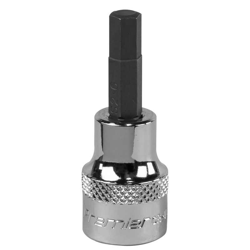 Hex Socket Bit 6mm 3/8"Sq Drive | Pipe Manufacturers Ltd..