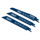 Reciprocating Saw Blade Set 3pc 150mm | Pipe Manufacturers Ltd..
