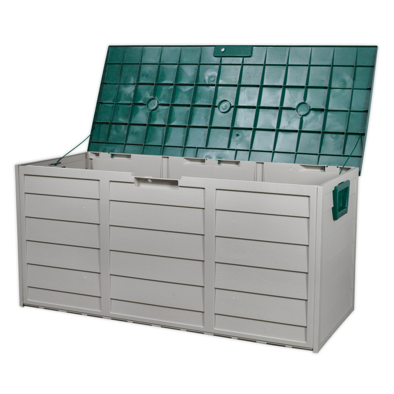 Outdoor Storage Box 460 x 1120 x 540mm Polypropylene | Pipe Manufacturers Ltd..