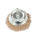Wire Cup Brush ¯75mm with 6mm Shaft | Pipe Manufacturers Ltd..