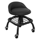 Creeper Stool Pneumatic with Adjustable Height Swivel Seat & Back Rest | Pipe Manufacturers Ltd..