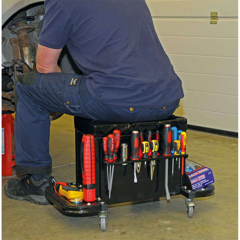 Mechanic's Utility Seat & Toolbox | Pipe Manufacturers Ltd..
