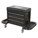 Mechanic's Utility Seat & Toolbox | Pipe Manufacturers Ltd..