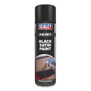 Black Satin Paint 500ml Pack of 6 | Pipe Manufacturers Ltd..