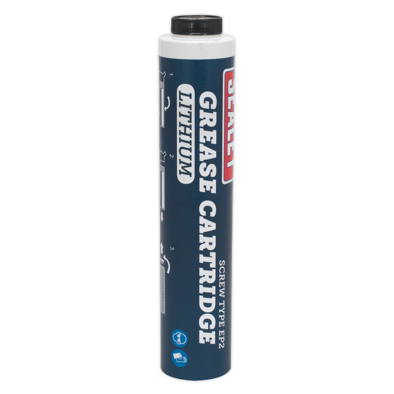 Screw Type EP2 Lithium Grease Cartridge 400g Pack of 12 | Pipe Manufacturers Ltd..