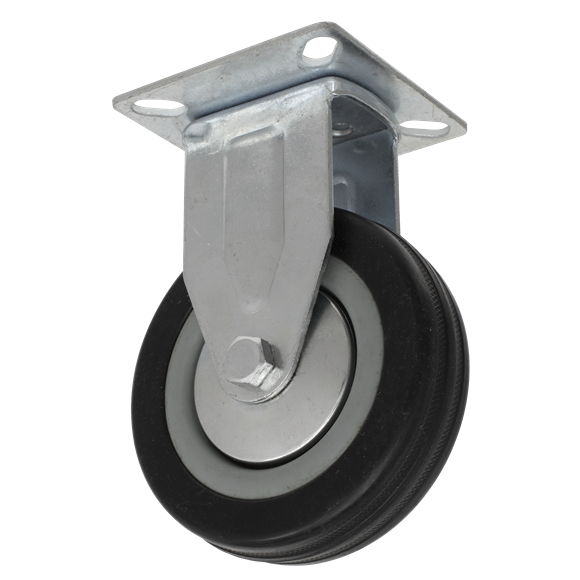 Castor Wheel Fixed Plate ¯50mm | Pipe Manufacturers Ltd..