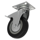 Castor Wheel Swivel Plate with Brake ¯50mm | Pipe Manufacturers Ltd..
