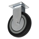 Castor Wheel Fixed Plate ¯50mm | Pipe Manufacturers Ltd..